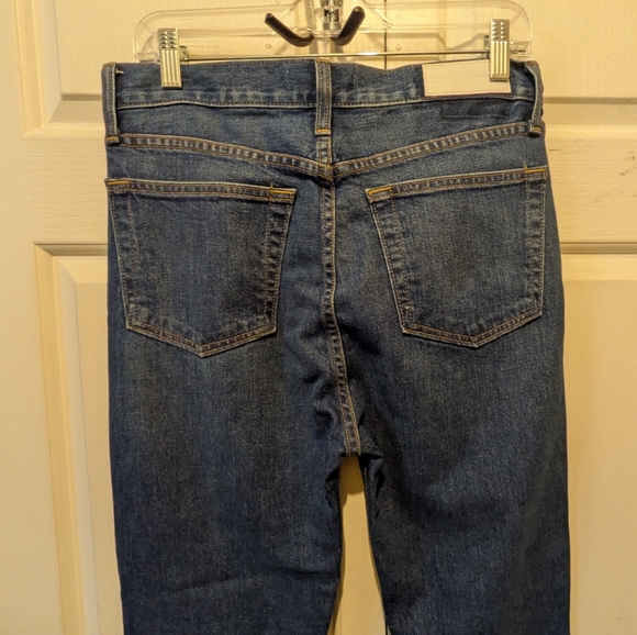 RE/DONE Women's Blue Jeans High Rise Ankle Cropped Skinny Size 30 EUC! - Picture 10 of 15